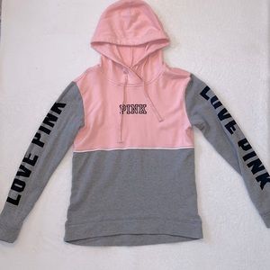 Women’s PINK hoodie. Size M. Pink/gray.